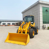 Harga Wheel Loader Roda Besar Lengan Panjang Langsung dari Pabrik Cina, Wheel Loader Diesel Depan Baru 1 Ton 1.5 Ton 2.5 Ton 3 Ton untuk Dijual