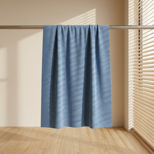 Tissu en maille unie élastique et respirant en nylon et élasthanne avec traitement P/D, largeur 60 pouces, 170 GSM, textile lisse pour maillots de bain - Product Image 1