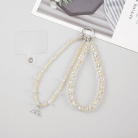 Pendentif queue de poisson brillant avec perles pour bracelet - Accessoire de mode portable en cristal et alliage de zinc pour décoration de téléphone