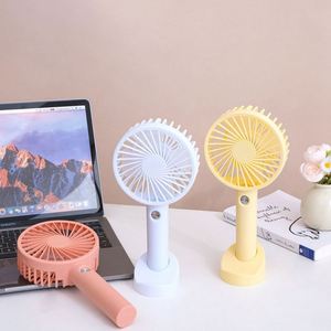 Promotional Student <b>Gift</b> Handheld Fan Portable Mini Fan Usb Long Life Charging Handheld <b>Small</b> Fan With Stand With Custom Logo - Product Image 3