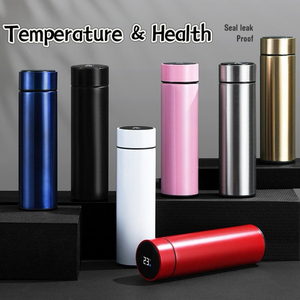 Taza deportiva con pantalla de temperatura LED Digital de 500ML, taza de coche aislada para agua caliente y fría, frasco de vacío para beber directamente - Product Image 6