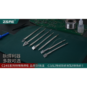 Pointe de fer à souder ZSAE C245, résistante aux hautes températures, sans plomb, tête de soudage de remplacement pour réparation de précision - Product Image 2