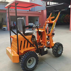 Minicargadora de Gasolina de Marca con Techo, Cargadora Frontal Compacta para Granja y Construcción - Product Image 2