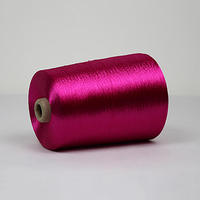 Fil de viscose teint en gros, 100% viscose filée, prix du fil