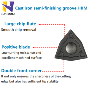 Inserto de torneado de carburo WNMG de alta calidad, herramientas de corte de carburo CNC para hierro fundido, soporte OEM personalizado para fresadora CNC - Product Image 5
