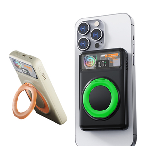 Wholesale 10000mAh High Quality Mini Portable <strong>Powerbank</strong> Pd22.5w Fast Charge Digital Display <strong>Magnetic</strong> Wireless Charge Power Bank - Product Image 3