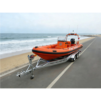 Remorque pour bateau en bois, capacité de charge de 5 et 6 tonnes, 8 mètres de long, personnalisable, fabriquée en usine chinoise