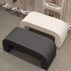 Style <span class=keywords><strong>scandinave</strong></span> tissu entrée chaussure tabouret à <span class=keywords><strong>langer</strong></span> modulaire salon meubles chaise de chevet banc canapé maison banc assis - Product Image 5