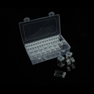 Transparent <b>Storage</b> <b>Box</b> With Partitions 26x13.7x6.2 Cm For Jewelry <b>Tools</b> Desktop Organizer Plastic Parts Container - Product Image 3