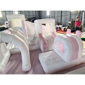 Château Gonflable Blanc PVC à Prix d'Usine pour Mariages, Toboggan Gonflable pour Adultes et Enfants, Combos Gonflables pour Fêtes et Événements - Product Image 6