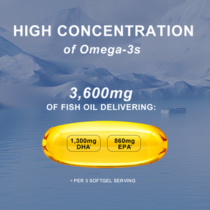 Complément d'OMÉGA-<span class=keywords><strong>3</strong></span> triple force végétalien EPA DHA de Richtek OEM ODM, capsule molle d'acides gras d'huile de poisson - Product Image 3