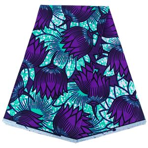 Nouveaux Tissus Wax Batik Originaux 100 % Coton, <span class=keywords><strong>Pagne</strong></span> Africain en Coton Imprimé <span class=keywords><strong>pour</strong></span> Vêtements - Product Image 4