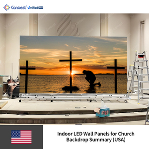 จอแสดงผลวิดีโอติดผนัง LED แบบคงที่ในร่ม Canbest Fiw Series P1.8 ขนาด 1.8 มม. 4480x1920 มม. 14.7x6.3 ฟุต ในเม็กซิโก - Product Image 3