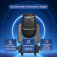 B380IP IP65 impermeable 380W LED haz de luz DMX512 foco de estudio para banquete de boda salón iluminación de escenario efecto de cabeza temblorosa