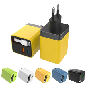 Amz Hot Bán Đa Chức Năng Loại C Nhanh Chóng Sạc Điện Thoại Di Động Sạc Với Có Thể Thu Vào Cáp Cho <span class=keywords><strong>Iphone</strong></span> 16 17 Android - Product Image 3