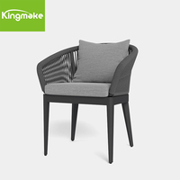 Chaises de Patio modernes en aluminium café mobilier d'extérieur hôtel chaise de corde Diva fauteuil Couture Jardin