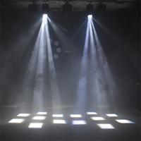 Jisheng JS-M740 Mini Lyre à Effet Œil d'Abeille Super Lumineuse 7x40W RGBW 4-en-1 DMX512 LED, Projecteur de Scène Compact pour DJ et Discothèque