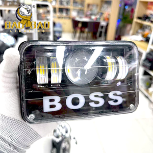BAOBAO Faro LED Rectangular de Repuesto para Motocicleta de 5 Pulgadas, 12V, Rojo, Azul, Blanco Intermitente, para <span class=keywords><strong>HONDA</strong></span> CG CG125 CD70 CN CT - Product Image 4