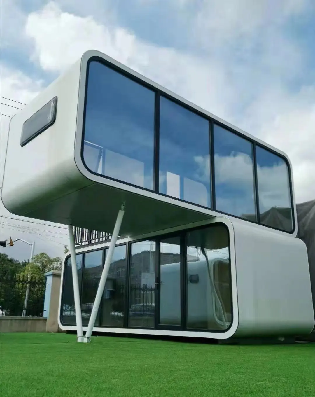 Economische Beweegbare Prefab Geprefabriceerde Capsule Hotel Cabine Containerhuis