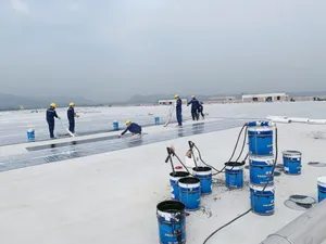 สารเคลือบกันน้ำอะคริลิกผสมซิลิโคนยืดหยุ่นสูงสำหรับหลังคา ทนรังสียูวี สีกันน้ำออร์แกโนซิลิคอนสำหรับผนังภายนอก - Product Image 3