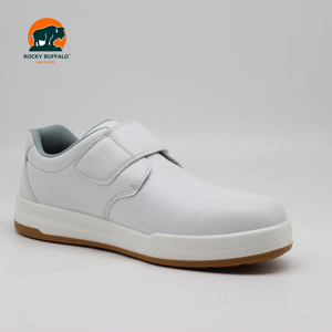 <span class=keywords><strong>Scarpe</strong></span> da Lavoro Bianche con Velcro per Ospedale, <span class=keywords><strong>Ristorazione</strong></span> o Pulizie, Tomaia in Microfibra, <span class=keywords><strong>Scarpe</strong></span> <span class=keywords><strong>Antinfortunistiche</strong></span> Rocky Buffalo - Product Image 3