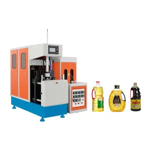 Guangzhou high quality semi automatic pet plastic edible oil bottle blowing machine