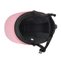 CE EN1384 vente en gros casque équestre rose femmes métal Logo casque d'équitation pour adultes enfants jeunes