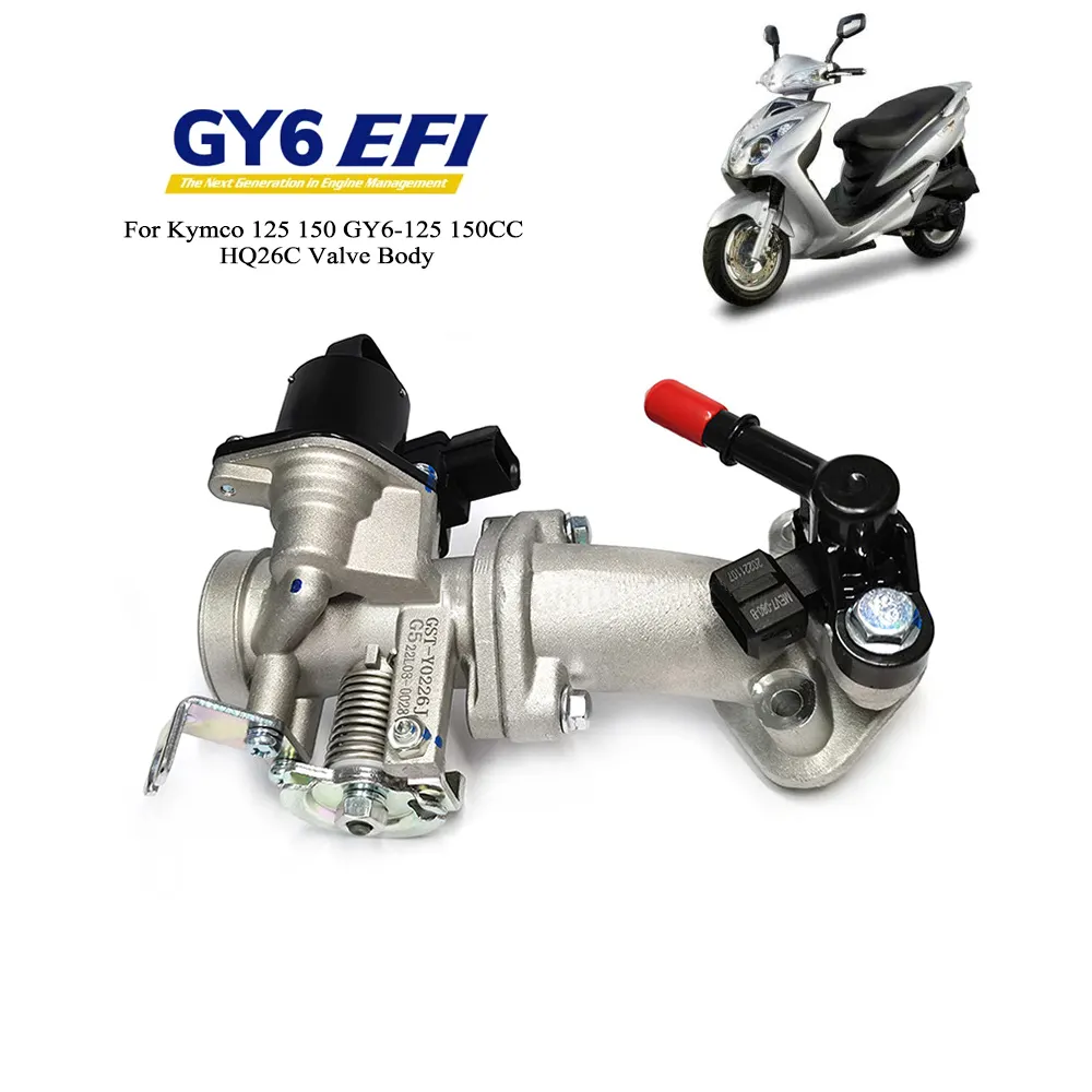 EFI für Kymco 125 150 GY6-125 150 CC elektronische Kraftstoffeinspritzung Motorrad-Drosselventil-Karosseriemontage Drosselventil HQ26C