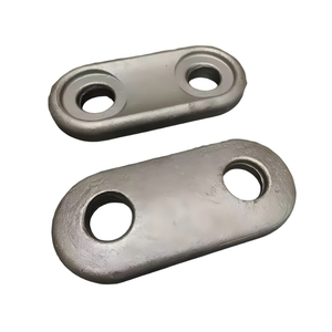 Plaque de fixation par vis sans fin parallèle anti-rupture en acier au carbone Q235 forgé à chaud par matrique fermée OEM pour matériel de transmission de puissance aérienne - Product Image 1