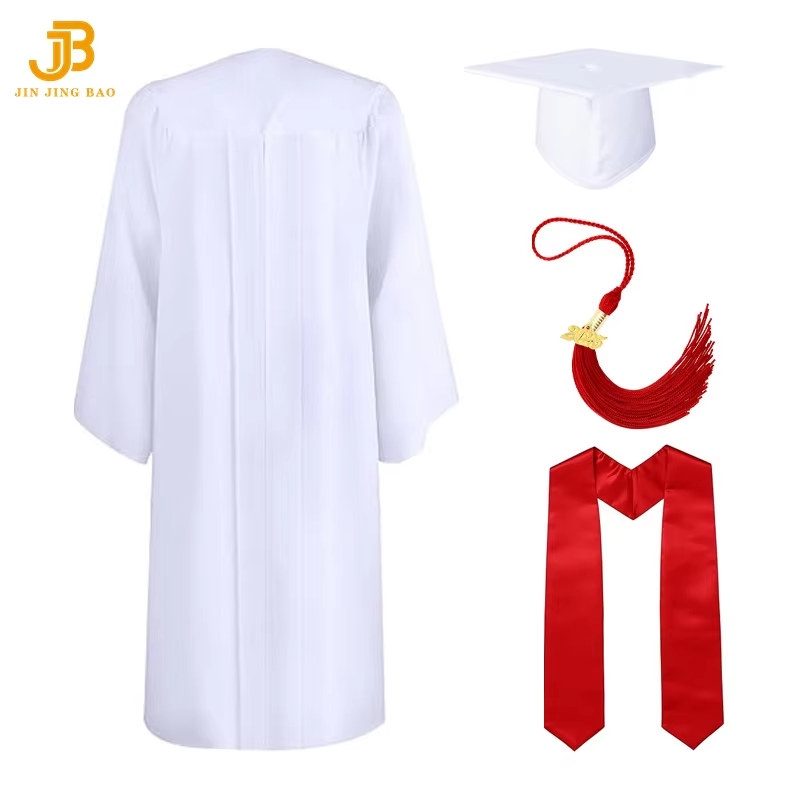 Ensemble blanc (étole rouge)