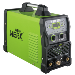 <span class=keywords><strong>Saldatrice</strong></span> ad Arco <span class=keywords><strong>TIG</strong></span> MMA per Alluminio ad Alta Frequenza WSME-200 AC DC con Funzione Pulsata - Product Image 3