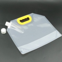 Grand sac de rangement pour boissons de fête personnalisées de 1 gallon avec poignée Pochette à bec verseur Pochettes pour boissons