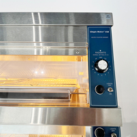 Vente directe d'usine - Vitrine chauffante pour aliments en acier inoxydable - Vitrine chauffante pour aliments - Vitrine chauffante pour poulet frit - Capacité 200L