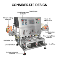 Machine de scellage thermique semi-automatique de bureau 8 tasses pour condiments, produits chimiques quotidiens et gobelets en plastique – Offre Spéciale