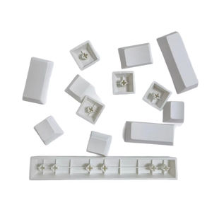 Teclas de perfil OEM en blanco, material PBT, teclas en blanco para sublimación de tinta, materia prima para teclas de teclado mecánico - Product Image 1