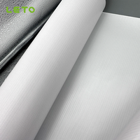 Rouleau de tissu vinyle extérieur avec dos blanc, bâche en PVC laminé, rouleau de bâche vinyle brillant pour bannière flexible