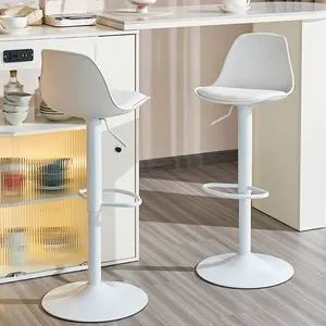Современный Роскошный Регулируемый поворотный абс пластиковый кухонный барный стул