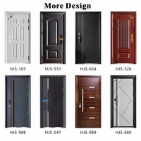 Porte d'entrée en aluminium finie et personnalisable avec politique de remplacement et solution complète pour les travaux de construction