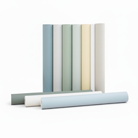 Films PVC mats décoratifs modernes non adhésifs, écologiques et durables, fabriqués en Corée, pour portes ABS, avec garantie de 2 ans, finition gaufrée et lisse.