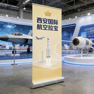 <span class=keywords><strong>Banner</strong></span> Enrollable de Grado Comercial con Sistema de Barra Superior Colgante en Marco de Aluminio Extensible, Ideal <span class=keywords><strong>para</strong></span> Uso Frecuente - Product Image 2