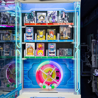 Machine de jeu d'arcade populaire de type grue, machine à cadeaux commerciale avec construction métallique, garantie 1 an pour les centres de jeux
