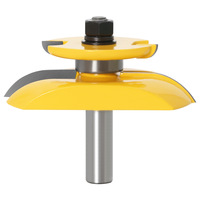 1 # -7 #   Fraise à rainurer horizontale pour panneaux de porte, profil Ogee, avec queue de 12 mm et 1/2 po, pour le travail du bois