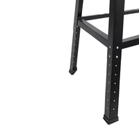 Support de table robuste SL avec pieds de nivellement réglables pour scie à onglets, perceuse sur colonne, meuleuse d'établi - Facile à utiliser, rangement facile, garantie 1 an