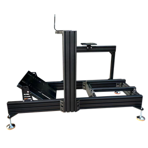 Cockpit <span class=keywords><strong>de</strong></span> simulation <span class=keywords><strong>de</strong></span> course automobile avec <span class=keywords><strong>profil</strong></span>és aluminium sur mesure pour jeux <span class=keywords><strong>de</strong></span> conduite 3090 40120, siège <span class=keywords><strong>de</strong></span> simulateur <span class=keywords><strong>de</strong></span> course compatible Fanatec - Product Image 4