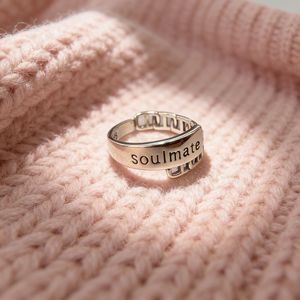 Geometric Chain <b>Ring</b> S925 Sterling <b>Silver</b> Women's Minimalist Retro Design Gift Jewelry - Product Image 4