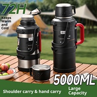 Thermos Shengyuan grande capacité en acier inoxydable 316, design classique, pot de voyage portable pour voiture, camping en plein air, vente en gros