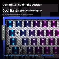 Clavier mécanique filaire Aula AG60 à interrupteurs magnétiques, rétroéclairage RGB, 61 touches pleine taille, 8000Hz RT0.01mm, en alliage d'aluminium, USB Type-C