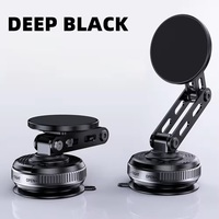 Support magnétique puissant N52 à double anneau pour voiture, résistant à la chaleur 35N, support de téléphone de navigation pour voiture, ventouse à vide, support de téléphone pour voiture