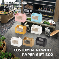 Boîte Cadeau Alimentaire en Carton Blanc Mini Personnalisable avec Logo, Vente en Gros, Petite Boîte Rectangulaire Monocouleur en Matériaux Recyclés, Type Valise en Papier