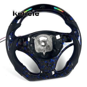 Volante LED RPM de Fibra de Carbono Forjado para <span class=keywords><strong>BMW</strong></span> E90 <span class=keywords><strong>E60</strong></span> E61 E62 E63 E64 E88 E92 E91 E93 X3 M3 330i <span class=keywords><strong>330d</strong></span> 335i 318i M3 - Product Image 2
